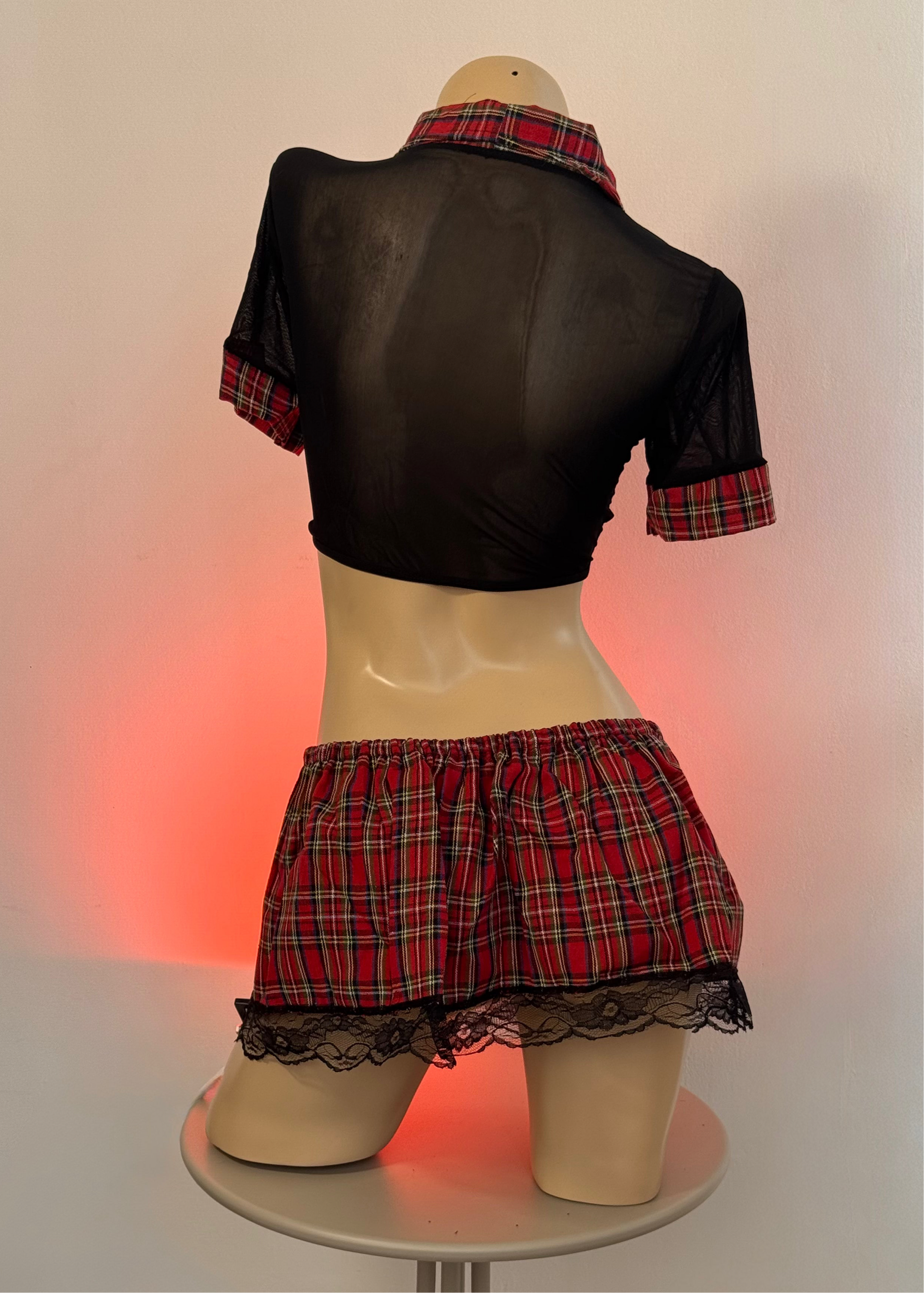 Disfraz Colegiala Sexy Falda+Blusa